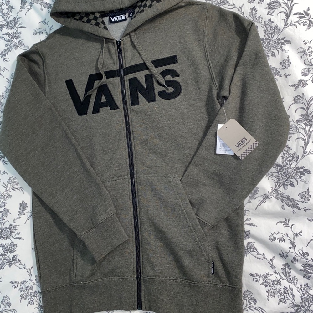 Vans zip up sweater